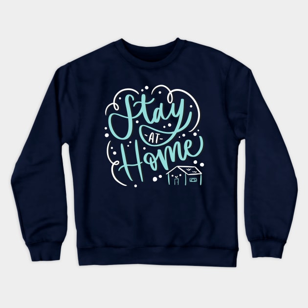 stay at home Crewneck Sweatshirt by Alg0rany